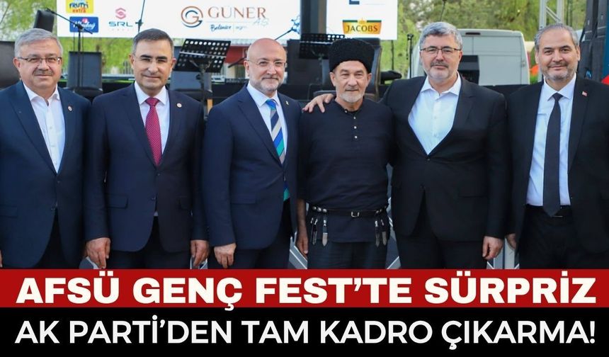 AFSÜ Genç Fest’te Büyük Sürpriz: Arslanbek Sultanbekov Konserine AK Parti’den Tam Kadro Çıkarma!