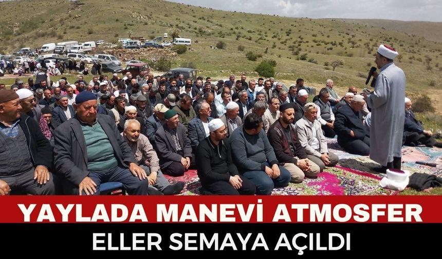 Şuhut'ta eller semaya açıldı: Çakırözü Yaylası’nda yağmur duası