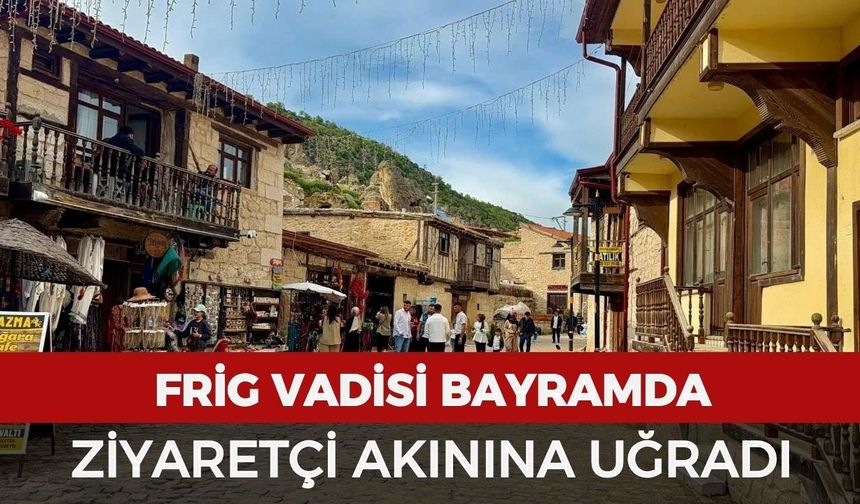 Frig Vadisi bayramda ziyaretçi akınına uğradı