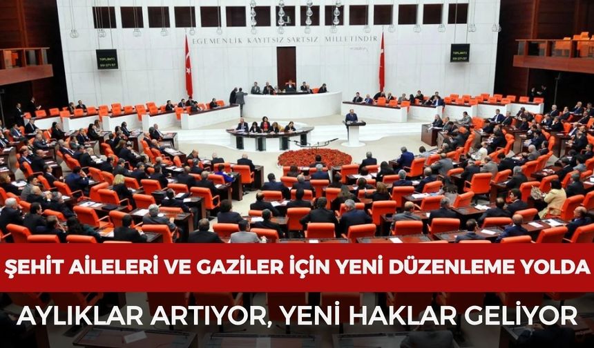 Şehit aileleri ve gaziler için yeni düzenleme yolda: Aylıklar artıyor, yeni haklar geliyor