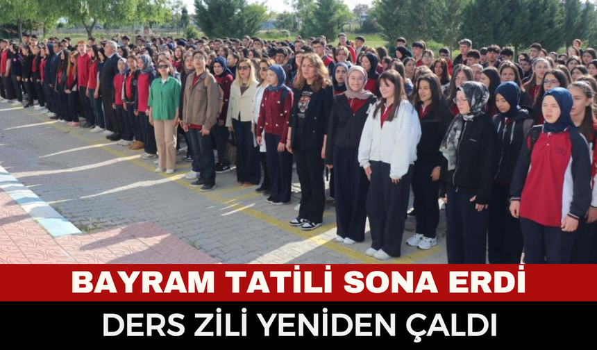 Afyonkarahisar’da Bayram Tatili Sona Erdi, Ders Zili Yeniden Çaldı