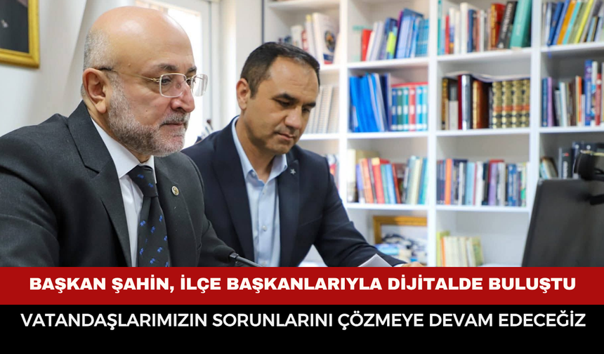 AK Parti Afyonkarahisar’da dijital dönem! Başkan Şahin 18 ilçe başkanıyla kritik toplantı yaptı