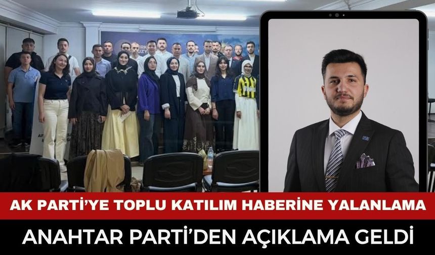 Anahtar Parti'den Afyonkarahisar'da "Algı Operasyonu" Tepkisi: "Görevimizin Başındayız"