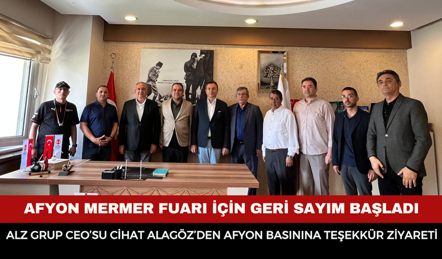 Afyon Mermer Fuarı İçin Geri Sayım Başladı
