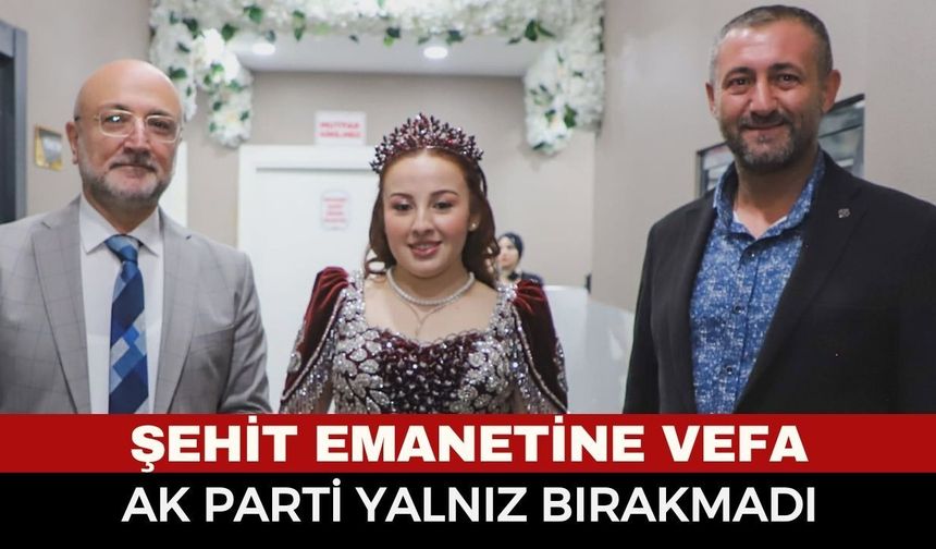 Afyonkarahisar'da Anlamlı Düğün: Şehit Rıfat Eren'in Kızı Songül Dünyaevine Girdi
