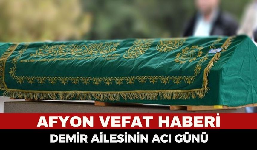 Tınaztepe Vergi Dairesi Emeklilerinden Vedat Demir Vefat Etti