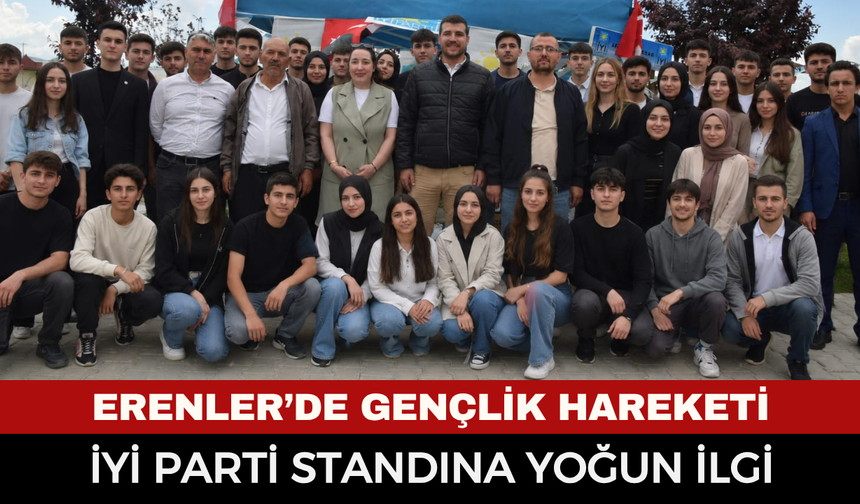 Erenler’de Gençlik Hareketi: İYİ Parti Standına Yoğun İlgi