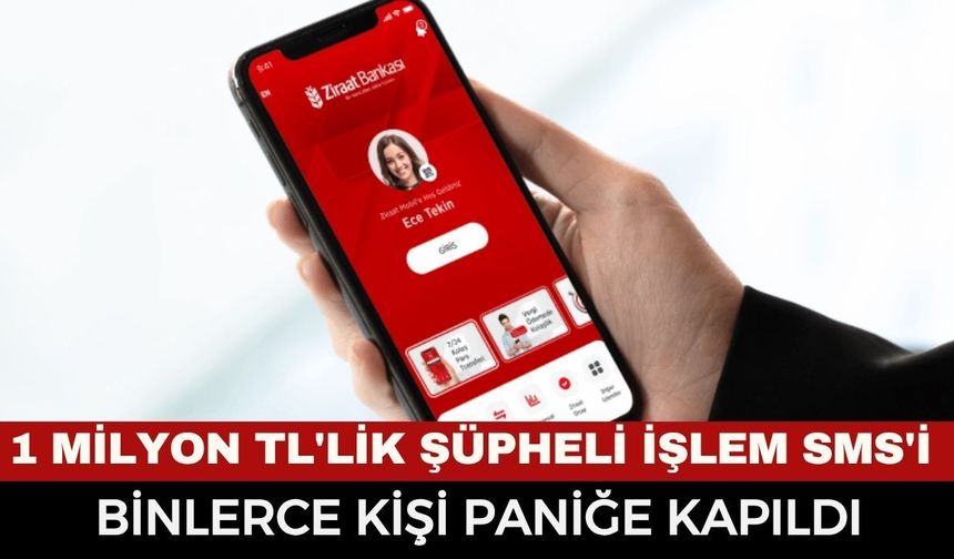 Son Dakika: Ziraat Bankası'ndan 1 Milyon liralık SMS Alanlar Paniğe Kapıldı! Sistem mi Hacklendi?