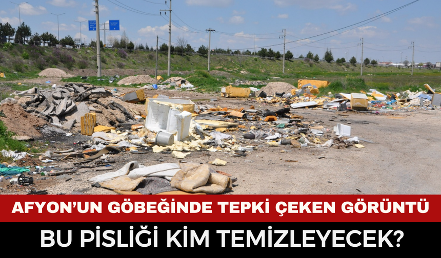 Afyonkarahisar’ın Göbeğinde Tepki Çeken Görüntü! “Bu Pisliği Kim Temizleyecek?”