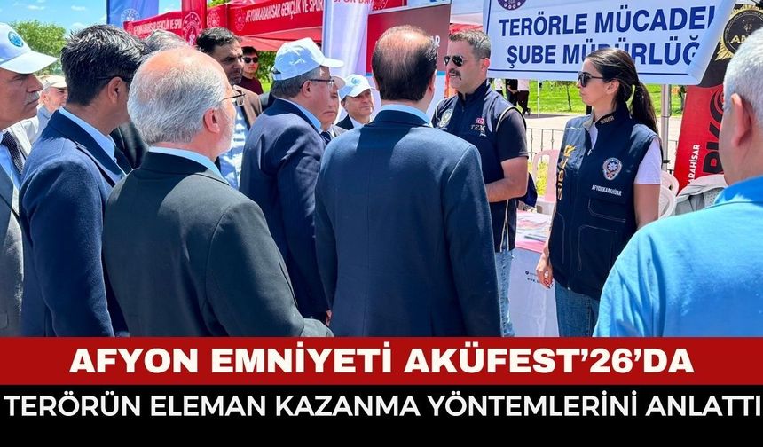 Afyon Emniyeti AKÜFEST’26’da Gençlerle Buluştu: “El Ele Güvenli Geleceğe”