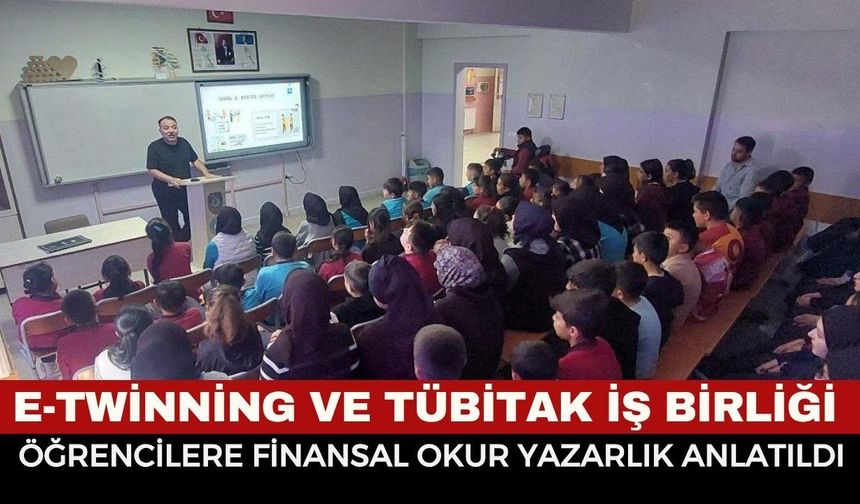 Değirmenayvalı’da eTwinning ve TÜBİTAK İş Birliği: Öğrencilere "Finansal Okuryazarlık" Eğitimi!