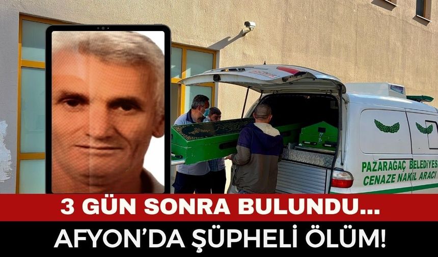 Son Dakika: 3 gün önce ölmüş... Afyon'da Şüpheli Ölüm! 58 Yaşındaki Adam Evinin Bahçesinde Ölü Bulundu
