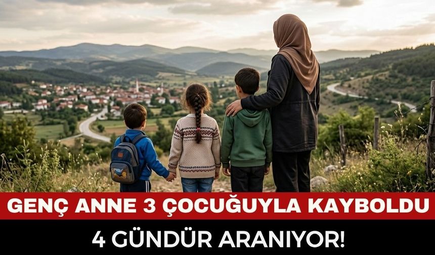 30 Yaşındaki Anne 3 Küçük Çocuğuyla Kayboldu!