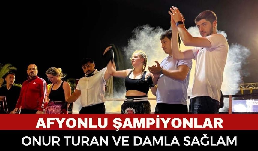Antalya’da Afyonkarahisar Rüzgarı: Onur Turan ve Damla Sağlam W Fight Night Gecesinde Şampiyonluk Kemerini Söktü Aldı!
