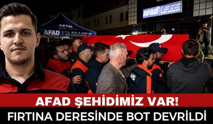Rize Fırtına Deresi’nde Arama Kurtarma Faciası: Kahraman AFAD Personeli Ömer Faruk Özkan Görev Şehidi Oldu!