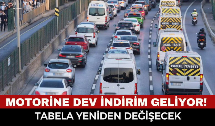 MOTORİNE DEV İNDİRİM GELİYOR! TABELA YENİDEN DEĞİŞECEK