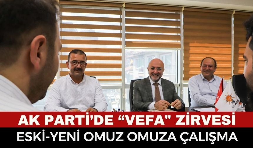 AK Parti Afyonkarahisar’da Kritik "Vefa" Zirvesi: Başkan Turgay Şahin "Teşkilat Uzmanları" İle Yeni Stratejisini Çizdi