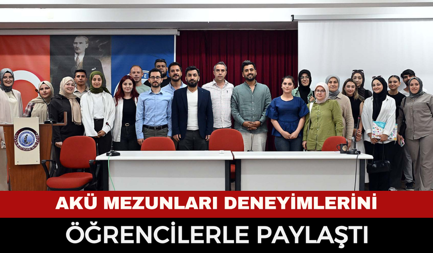 AKÜ’de Çağdaş Türk Lehçeleri ve Edebiyatları Bölümünde “Kariyer Günleri” etkinliği düzenlendi