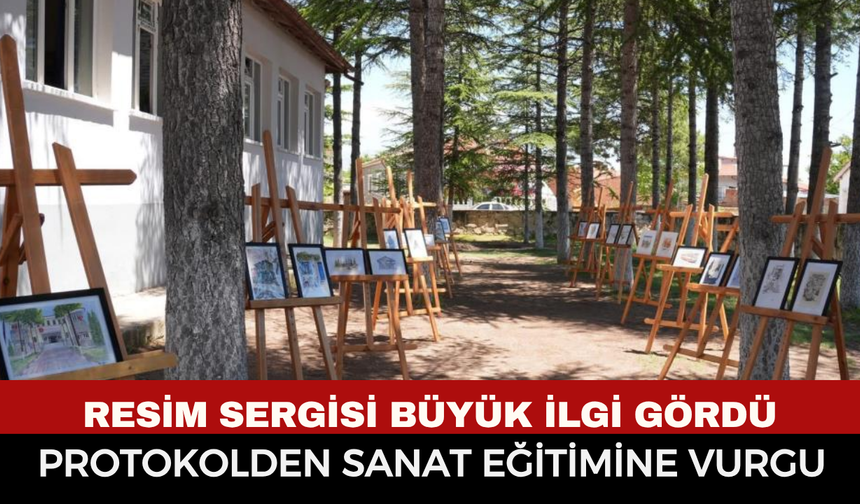 Resim Sergisi Büyük İlgi Gördü: Öğrencilerin Eserleri Ziyaretçileri Etkiledi mi?
