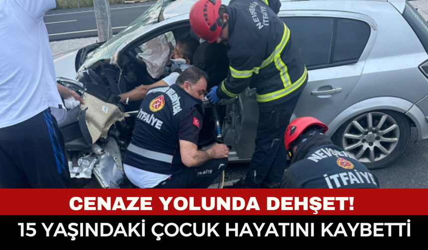 Cenaze Yolunda Dehşet! 15 Yaşındaki Çocuk Feci Kazada Hayatını Kaybetti