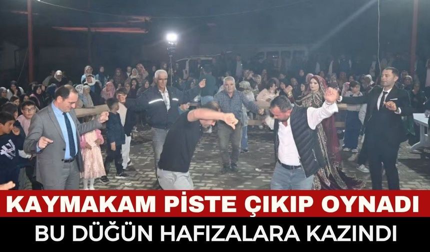 Kaymakam Pistte Oynadı! Çay’daki Düğünde Renkli Görüntüler Sosyal Medyayı Salladı
