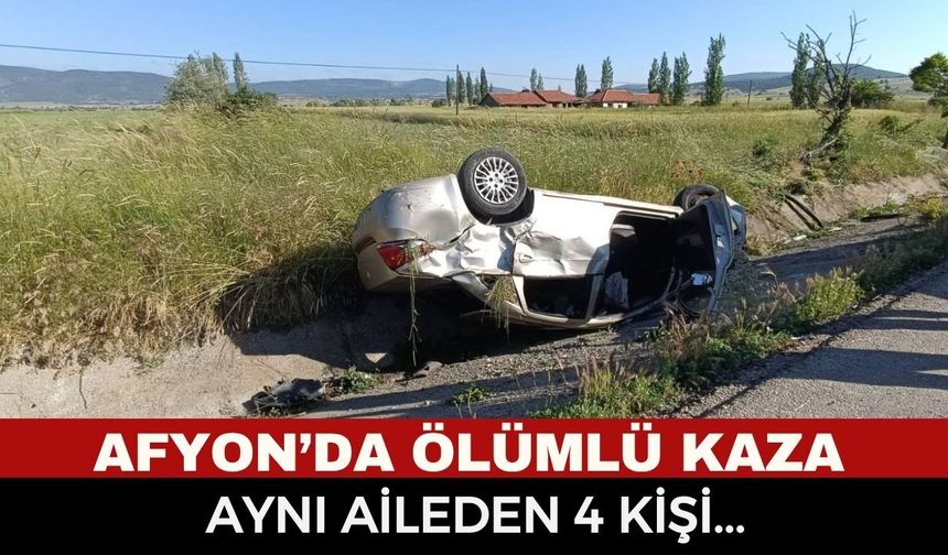 Afyonkarahisar’da Feci Kaza! Takla Atan Otomobilde 1 Kişi Hayatını Kaybetti