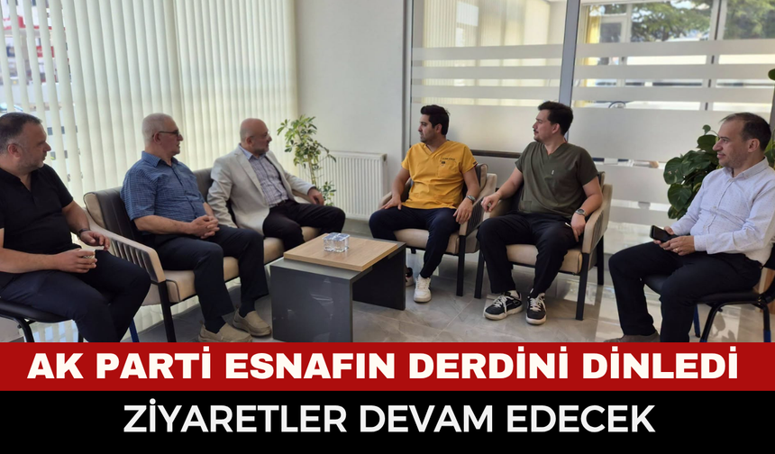 AK Parti’den Afyonkarahisar’da dikkat çeken esnaf ziyareti