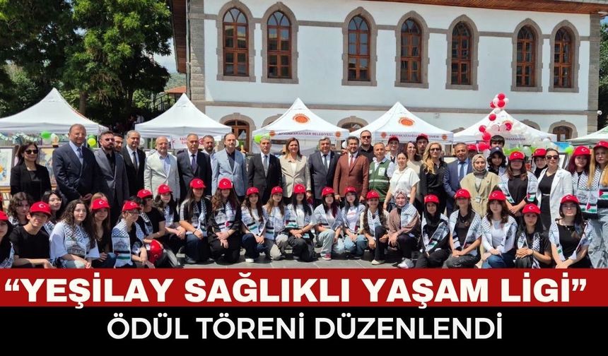 Afyonkarahisar’da “Yeşilay Sağlıklı Yaşam Ligi” Ödül Töreni Gerçekleştirildi