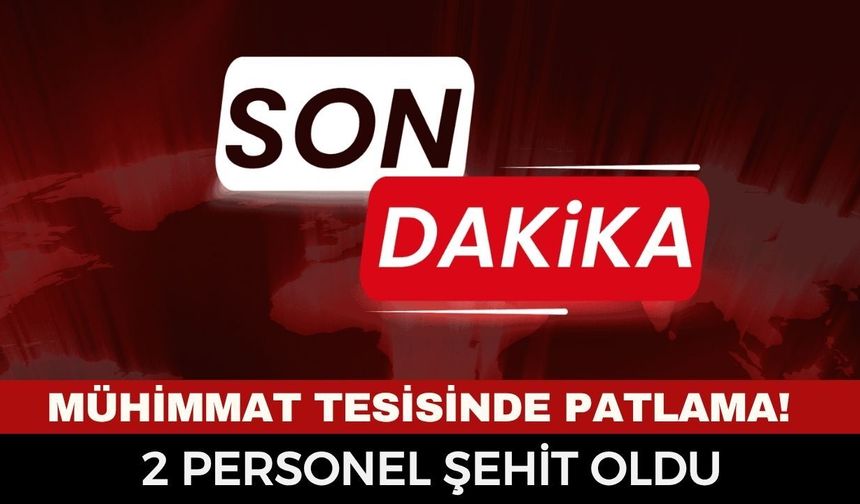 Son Dakika... Kırıkkale’de Mühimmat Tesisinde Patlama! 2 Personel Şehit Oldu