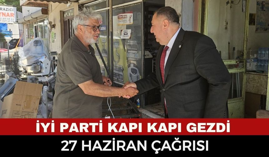 Milyonların Gözü O Meydana Çevrildi! İYİ Parti Heyeti Sokak Sokak Gezerek Çağrı Yaptı