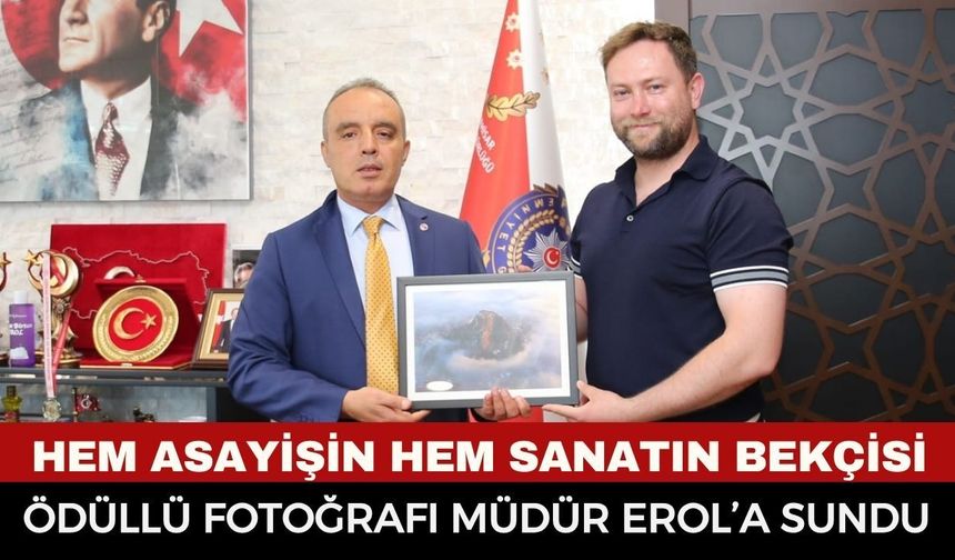 Yılın Basın Fotoğrafı Ödülü Afyonkarahisar Kalesi’ne: Başarılı Polis Emrullah Akgün'e Emniyet Müdürü’nden Tebrik