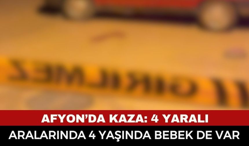 Afyonkarahisar Sinanpaşa Çıkışında Feci Kaza! 4 Yaşındaki Bebek De Var...