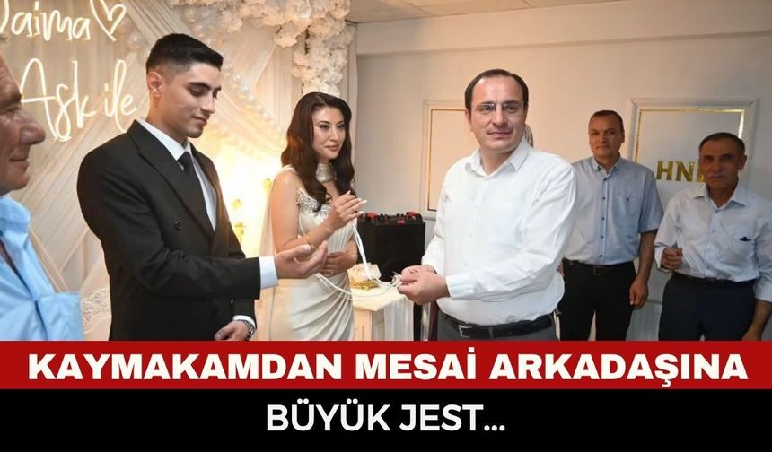 Kaymakam Hasan Hüsnü Türker Yüzükleri Bizzat Taktı: Mesai Arkadaşına Büyük Sürpriz!