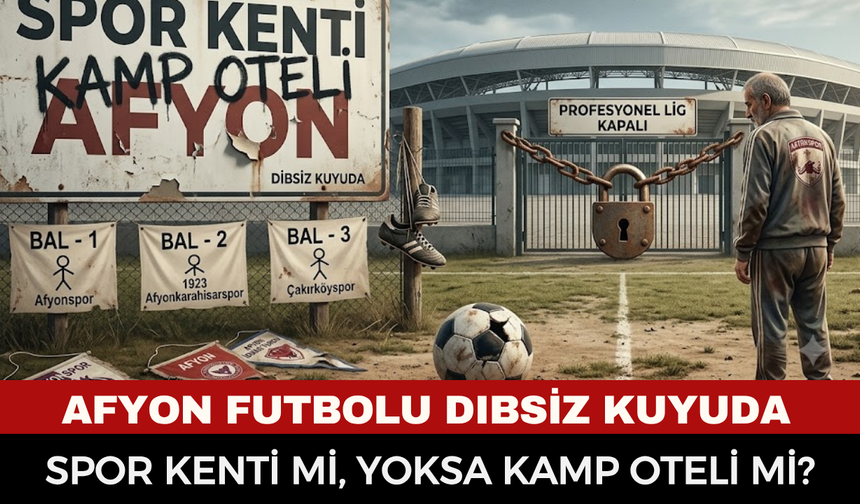 Afyon Futbolu Dibsiz Kuyuda Spor Kenti mi, Yoksa Kamp Oteli mi?