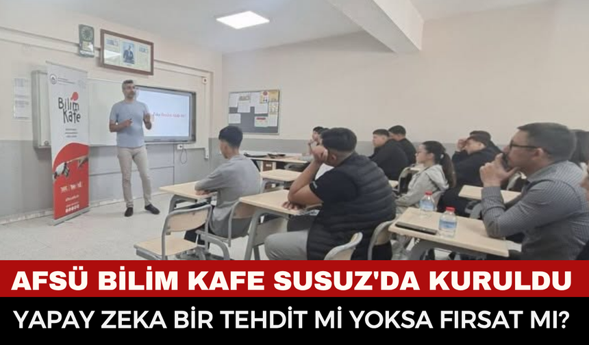 Bilim Kafe Etkinliğinde Gençler Sordu: "Yapay Zeka Benden Akıllı mı?"