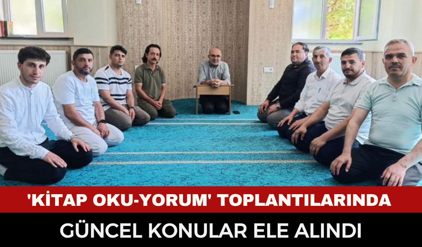 Afyonkarahisar'da 'Kitap Oku-Yorum' Projesi Sürüyor! Din Görevlileri Haziran Ayı Kitabını Değerlendirdi