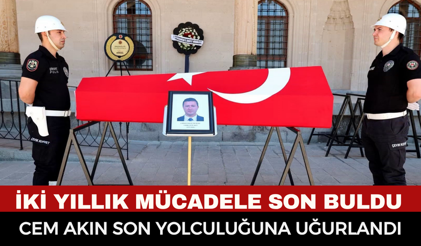 Kanser Hastalığına Yenik Düşen Polis Memuru Cem Akın, Afyonkarahisar’da Gözyaşlarıyla Uğurlandı!