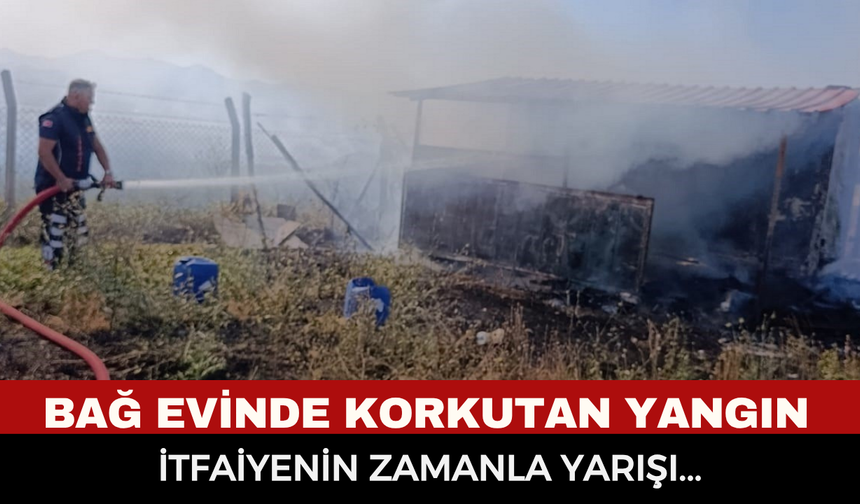 Sandıklı'da Bağ Evinde Korkutan Yangın: İtfaiye Ekipleri Alevleri Güçlükle Söndürdü!