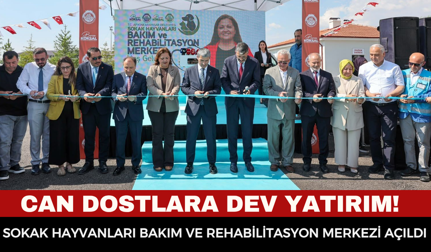 Afyonkarahisar'da Can Dostlara Dev Yatırım! Sokak Hayvanları Bakım ve Rehabilitasyon Merkezi Açıldı