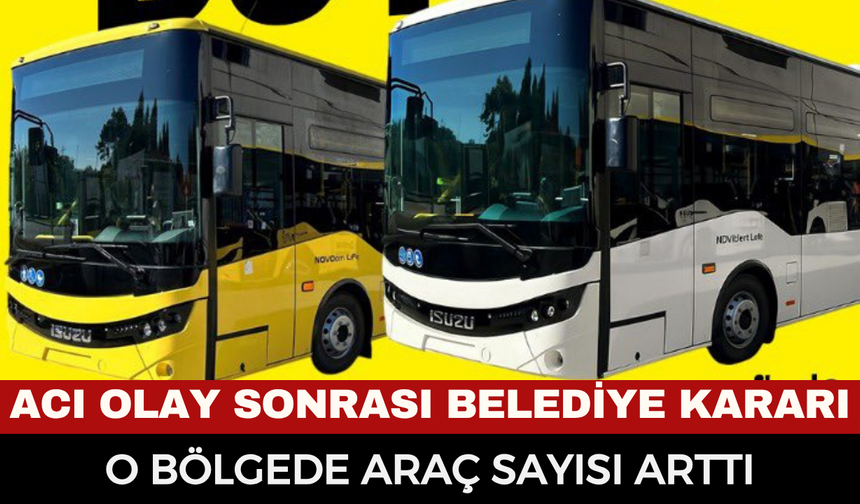 Afyonkarahisar Belediyesi'nden acil ulaşım önlemi: 3 kritik hatta araç sayıları artırıldı