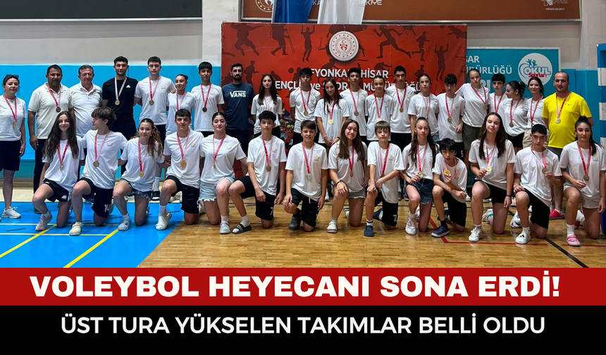 Afyon'da voleybol heyecanı sona erdi! ANALİG'de üst tura yükselen takımlar belli oldu