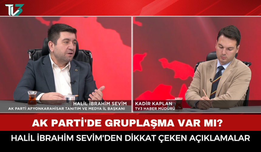 AK Parti'de gruplaşma var mı? Halil İbrahim Sevim'den dikkat çeken açıklamalar