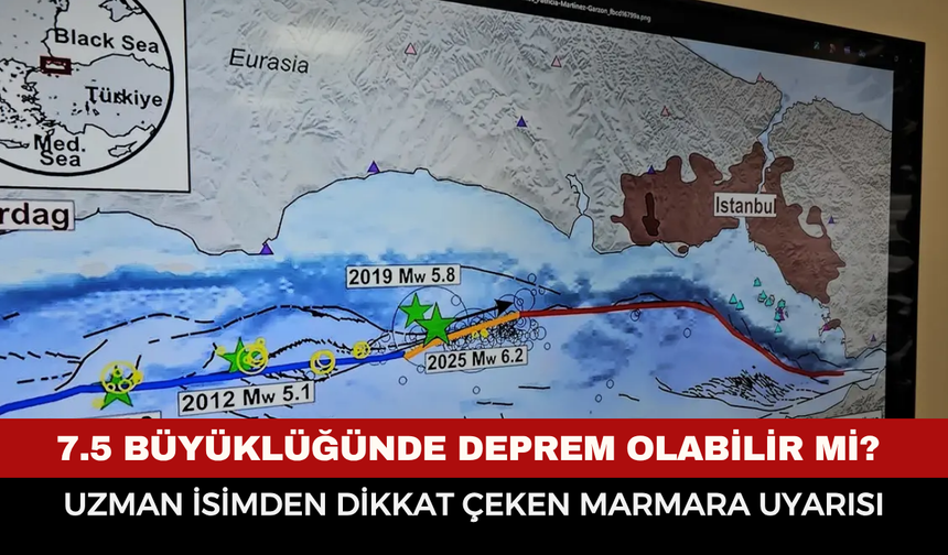 7.5 büyüklüğünde deprem olabilir mi? Uzman isimden dikkat çeken Marmara uyarısı