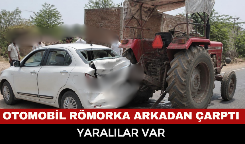 Dinar’da Otomobil Römorka Arkadan Çarptı: 3 Kişi Yaralandı!