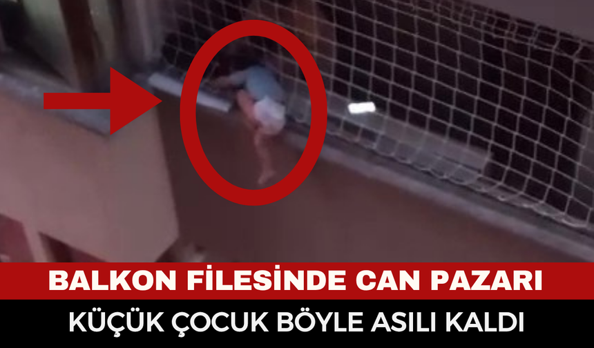 Koruma filesinde asılı kalan çocuğu için 10 dakika direndi! İtfaiye erinin o sözleri damga vurdu...