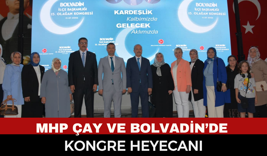 MHP’de Kongre Heyecanı: Çay ve Bolvadin Teşkilatlarında Mevcut Başkanlar Güven Tazeledi