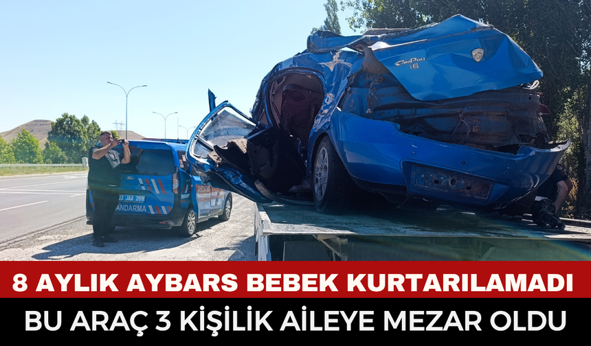 Afyonkarahisar’da Yürekleri Yakan Kaza: Anne ve Babasının Ardından 8 Aylık Aybars Bebek de Yaşam Mücadelesini Kaybetti