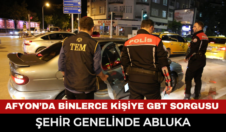 Afyonkarahisar’da "Türkiye Güven Huzur" Ablukası: Aranan Şahıslar Yakalandı, Sürücülere Ceza Yağdı!