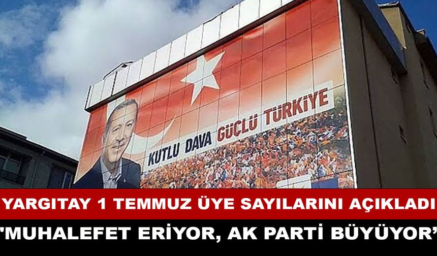 Yargıtay 1 Temmuz üye sayılarını açıkladı, AK Parti Afyonkarahisar faturayı kesti: "CHP ilk 6 ayda 42 bin üye kaybetti!"