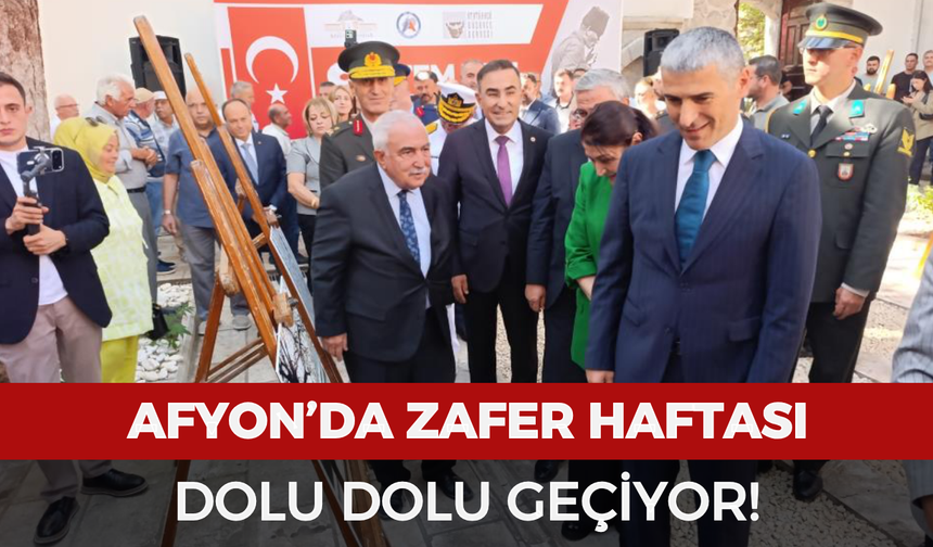 Afyonkarahisar’da Zafer Haftası dolu dolu geçiyor